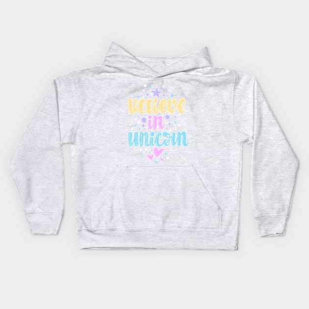 unicorn Kids Hoodie by Mashmuh